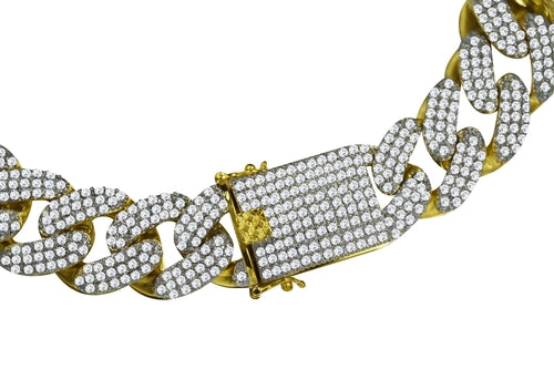 Gold Studded Cuban Chain