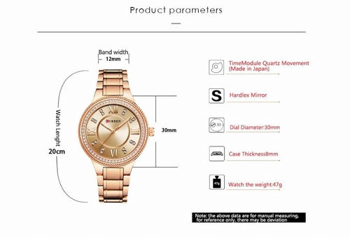 Women's Luxury Watch Rose Gold