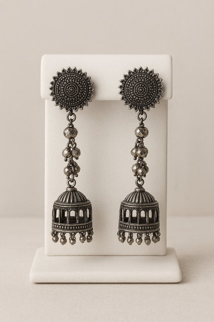 Black Drop Earrings