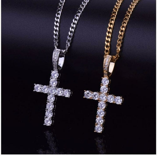 Tennis Cross Necklace