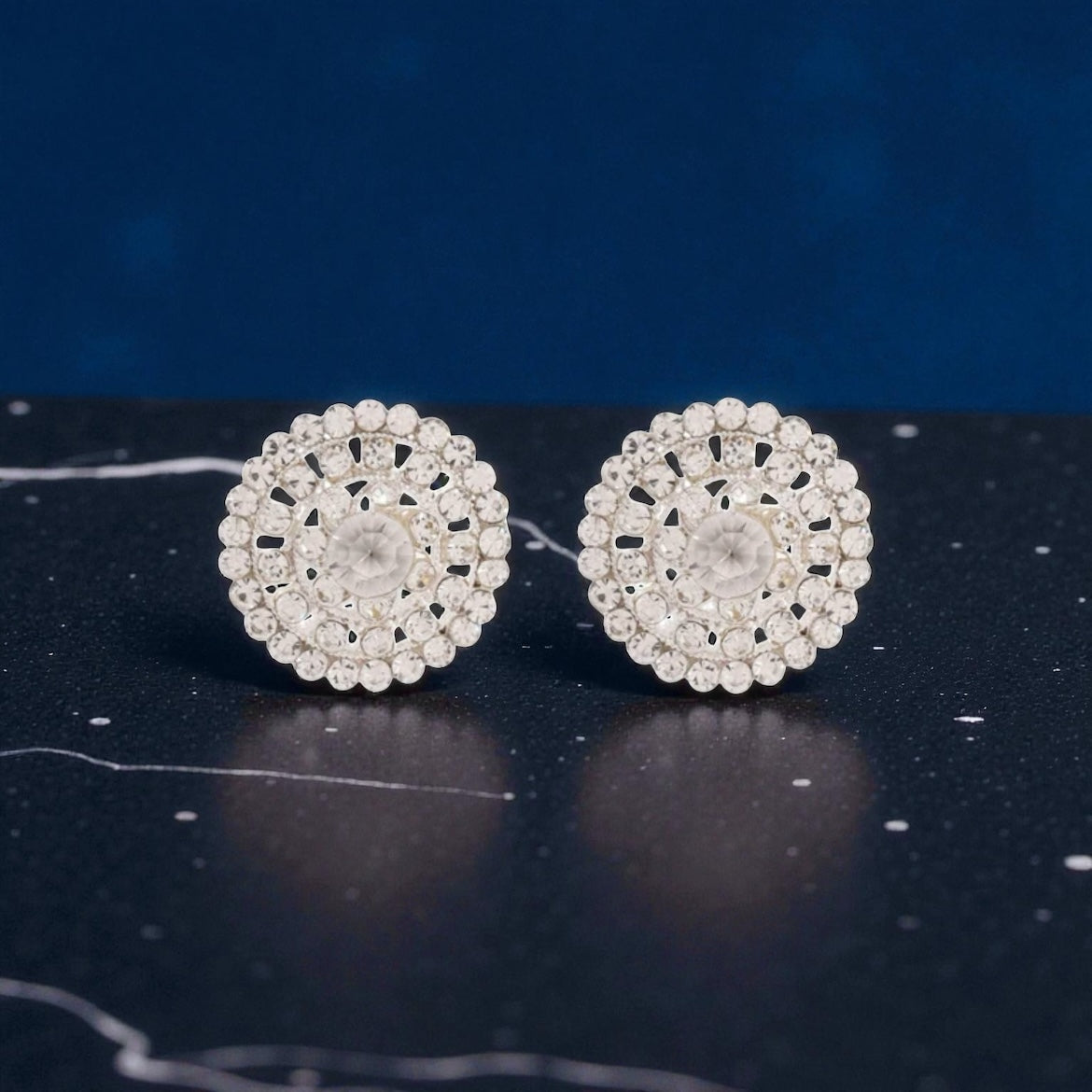 Studded Drop Earrings