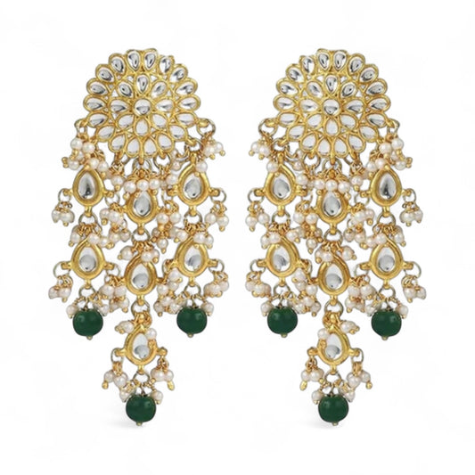 Gold Bold Drama Earrings