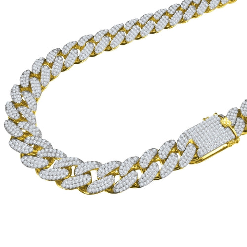 Gold Studded Cuban Chain
