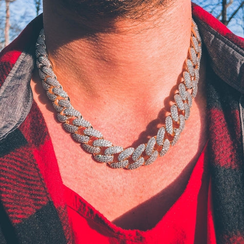 Gold Studded Cuban Chain