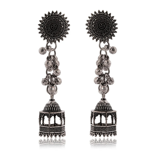 Black Drop Earrings